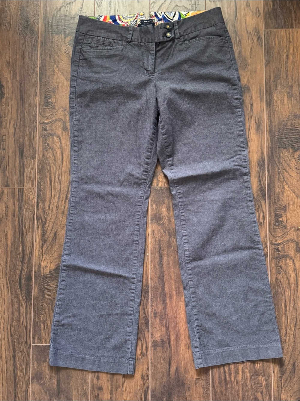 Tommy Hilfiger "The Reade" Trouser Pants Size 10 Grey/Blue